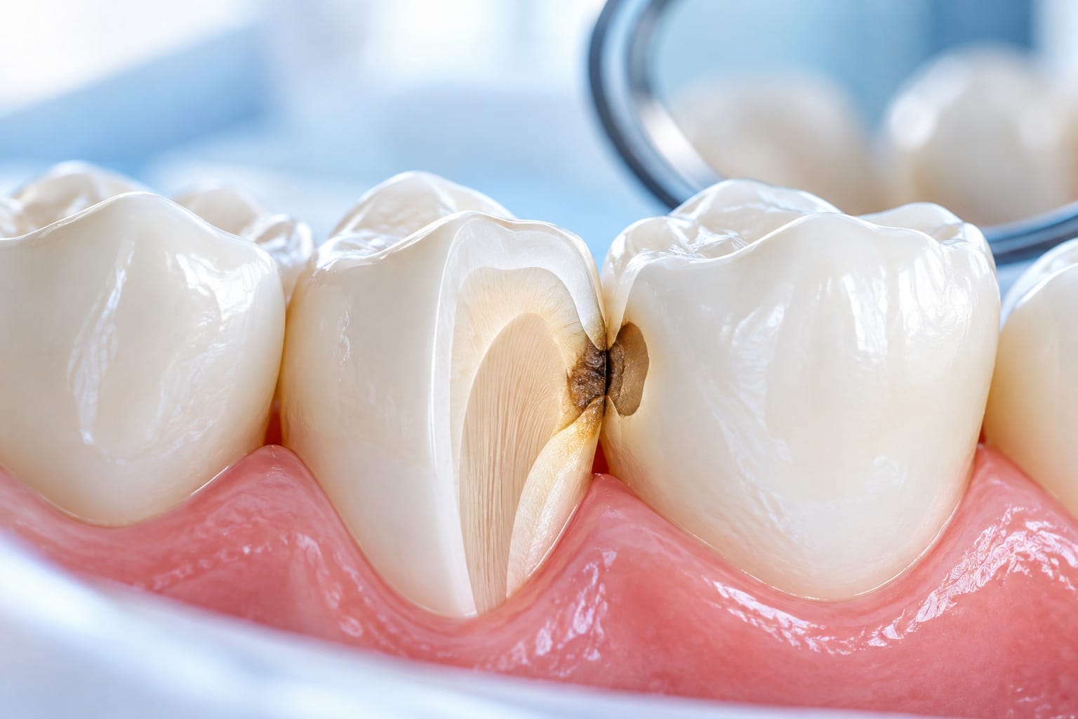 Caries interproximal